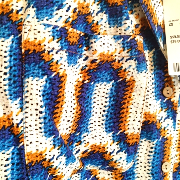 🎈5/$25 BDG (Urban Outfitters) Vintage Dylan Button Down Shirt. Printed - Picture 2 of 4